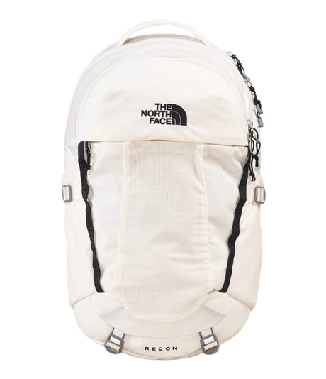 The North Face Women's Recon Backpack Outdoor Action Gardenia White/TNF Black- Front