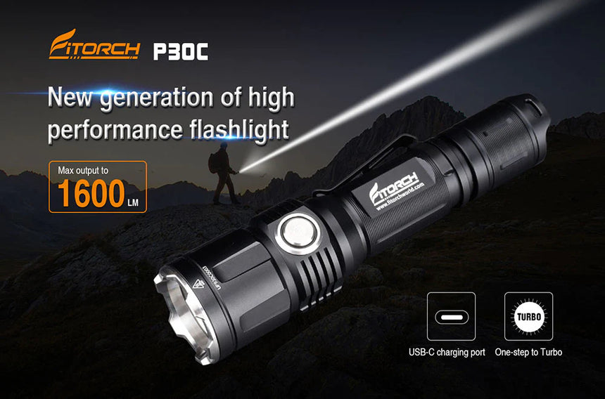 Fitorch P30C Rechargeable Torch