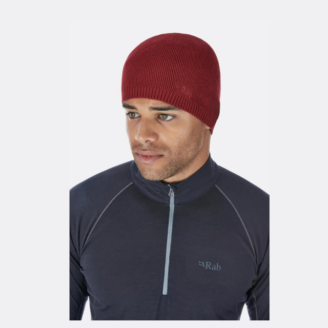 Rab Merino Beanie Outdoor Action Red Clay- Fit