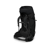 Osprey Aether 65 Backpack Black back angle