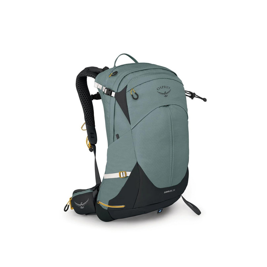 Osprey Sirrus 24 Backpack Outdoor Action Succulent Green - Front Angled
