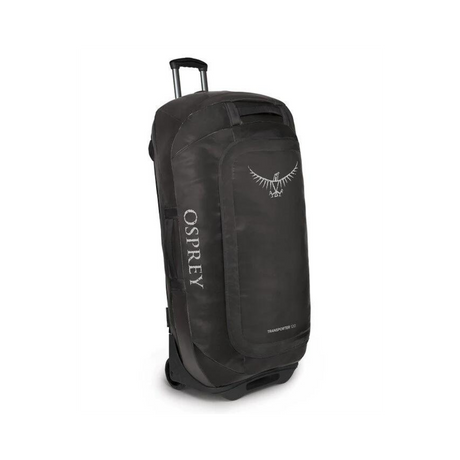 Osprey Transporter Wheeled Duffel 120L Bag Outdoor Action Black - Front Angled