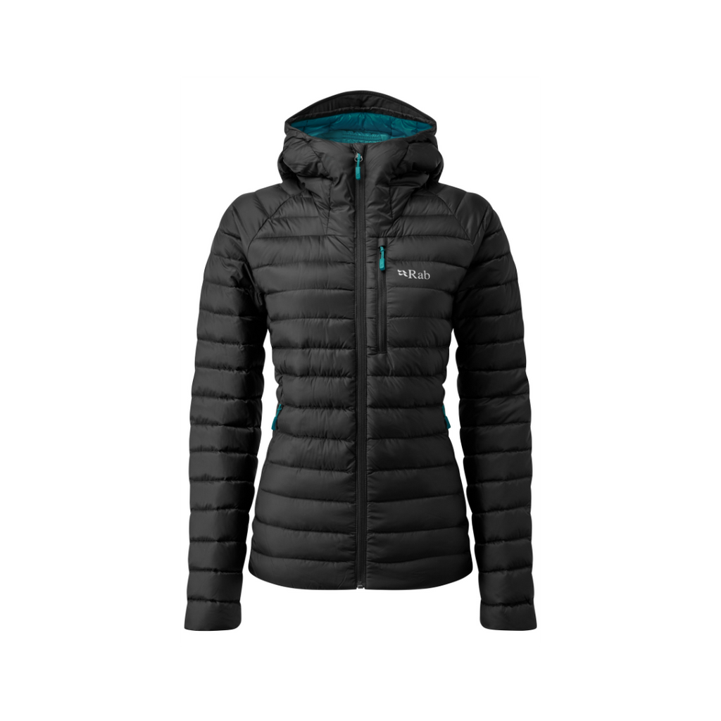 Rab women's microlight hot sale parka black