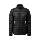 Rab Microlight Jacket Women's Outdoor Action Black- Front