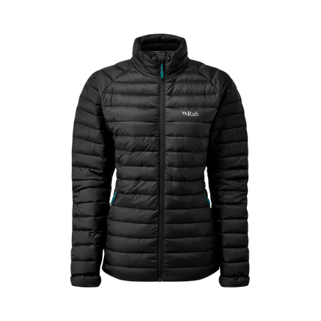 Rab Microlight Jacket Women's Outdoor Action Black- Front