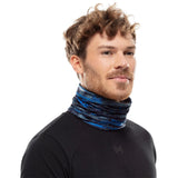 Buff Insect Shield® Neckwear Outdoor Action Stray Blue- Side fit