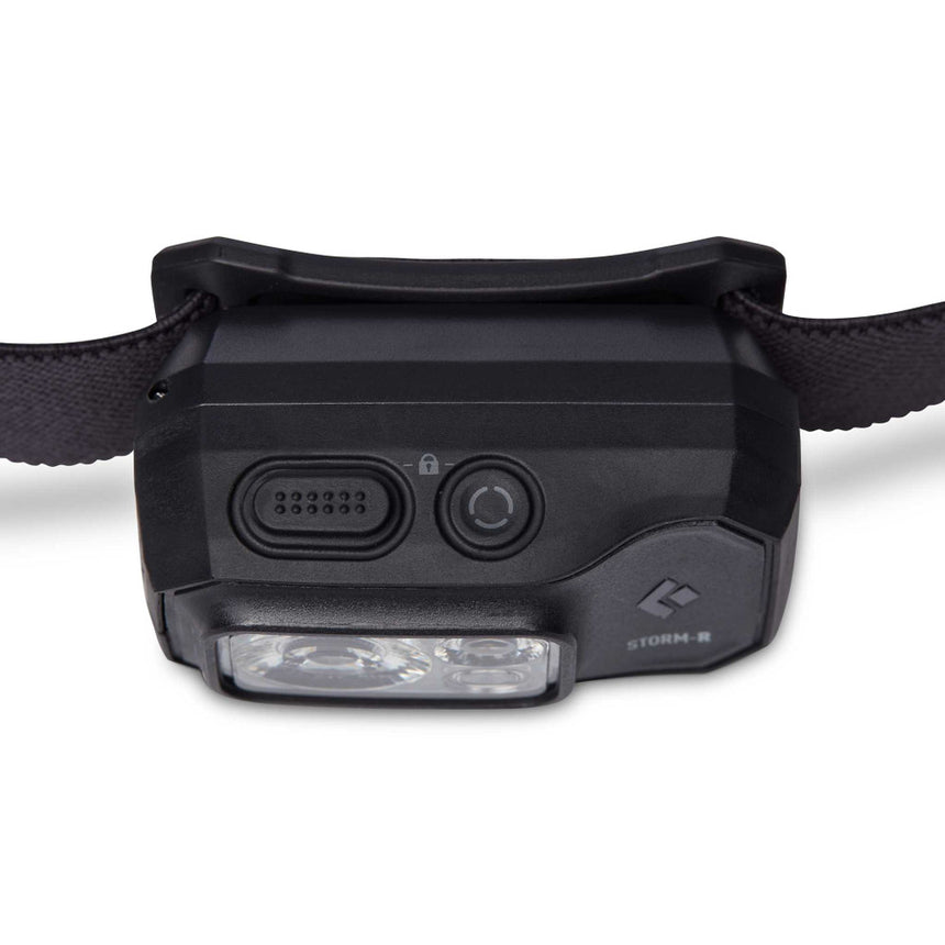 Black Diamond Storm 500-R Headlamp Outdoor Action Black- Digital Lock