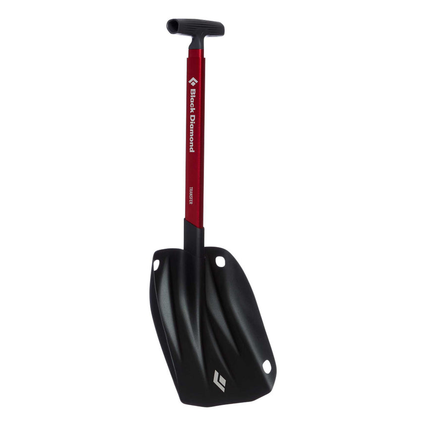 Black Diamond Transfer Shovel Outdoor Action Hyper Red- Front