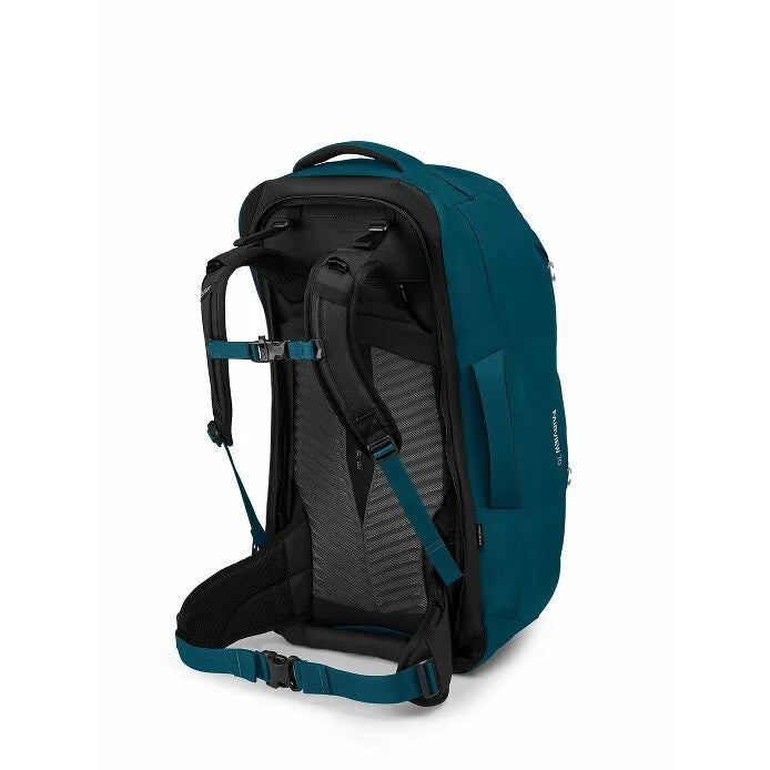 Osprey Fairview 70 Women's Travel Backpack Night Jungle Blue - Back Angle