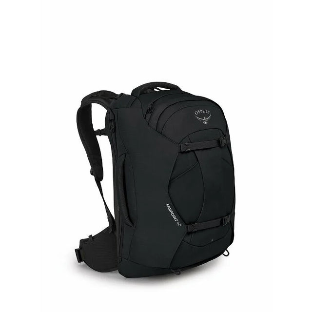 Osprey Farpoint 40 Travel Backpack Black - Front Angle