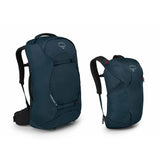 Osprey Farpoint 70 Travel Backpack Muted Space Blue - Two Packs