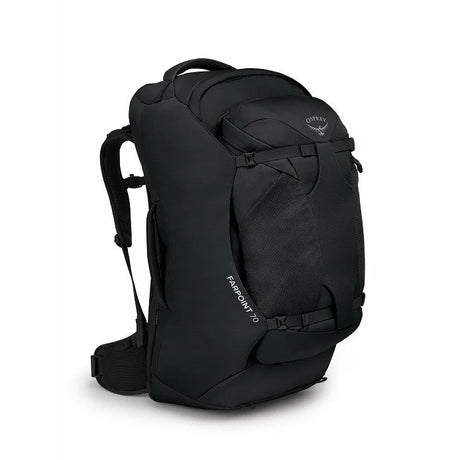 Osprey Farpoint 70 Travel Backpack Black - Front Angle