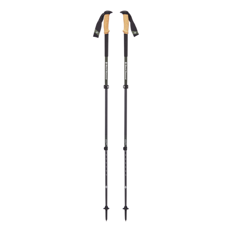 Black Diamond Alpine Carbon Cork Trekking Poles Outdoor Action- Full Length