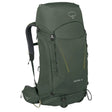 Osprey Kestrel 48 Mens Backpack Outdoor Action Bonsai Green - Front Angled