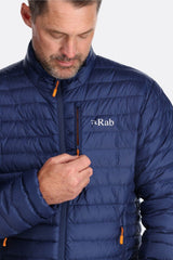 Rab Microlight Jacket Men's Outdoor Action Deep Ink (Marmalade)- Pocket