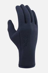 Rab Power Stretch Contact Glove Men's Outdoor Action Deep Ink- Front 