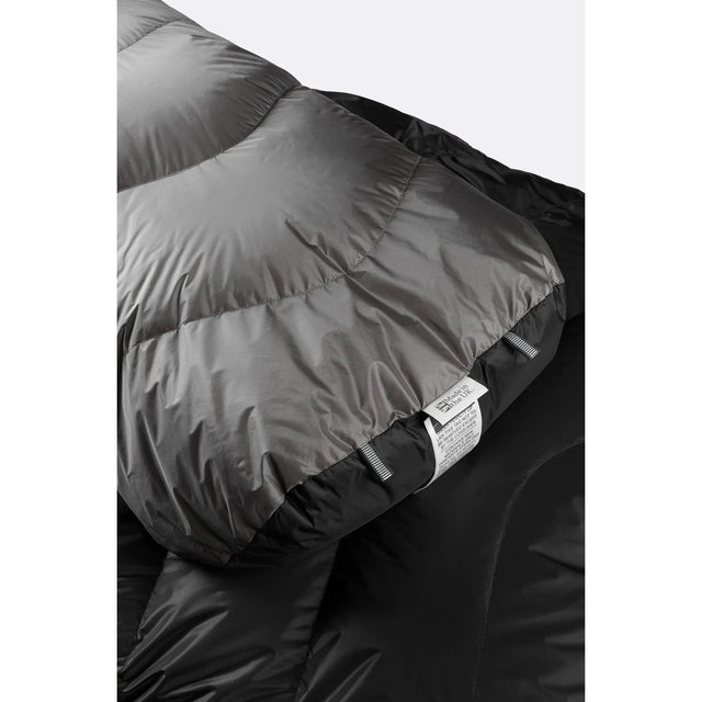 Rab Neutrino Pro 500 Down Sleeping Bag (-9°C/5°F) Outdoor Action Granite- Footbox