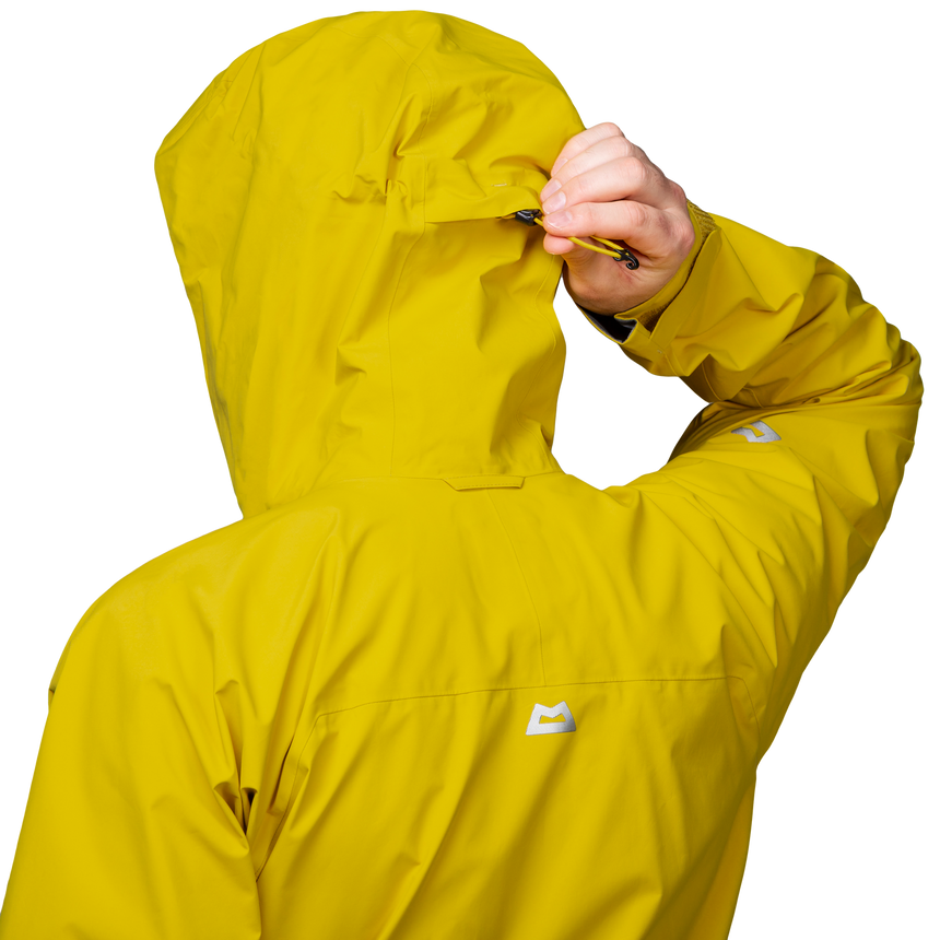 Mountain Equipment Tupilak Men's GORE-TEX Jacket Outdoor Action Canary - Super Alpine HC Hood