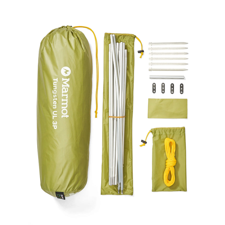 Marmot Tungsten UL 3P Tent packaging