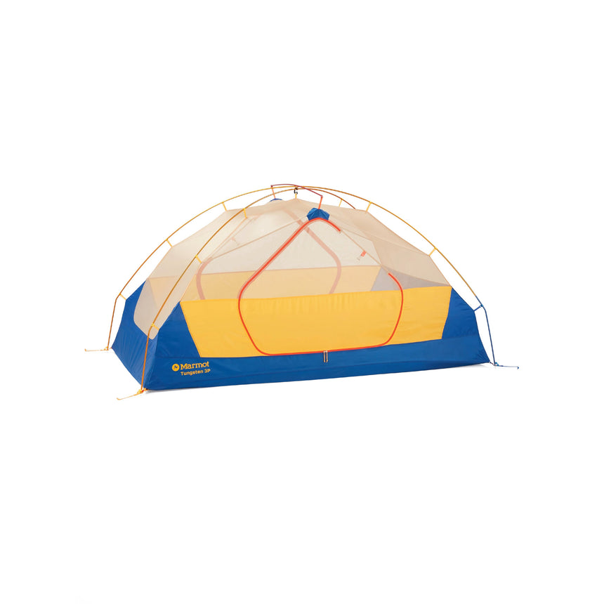 Marmot Tungsten 3P Tent back with no fly Solar/Red Sun