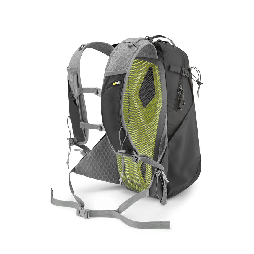 Rab Aeon LT 25L Lightweight Pack Outdoor Action Anthracite- Back Features