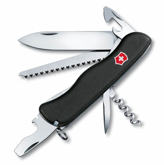 VictorinoxVictorinox Forester Black Pocket KnifeOutdoor Action