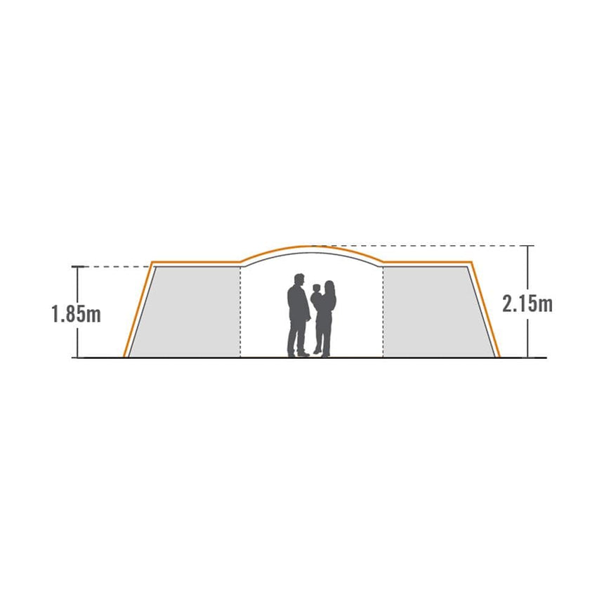 Kiwi CampingKiwi Camping Takahe 8 Dome TentOutdoor Action