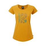 Mountain Equipment Leaf Women's Tee Outdoor Action Acid - Front