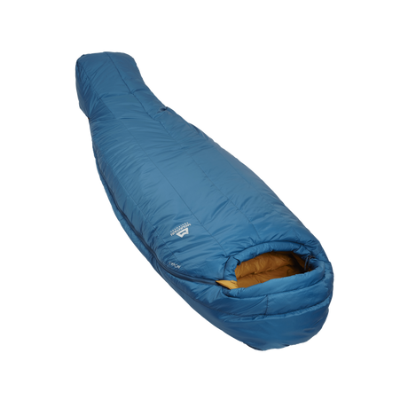 Mountain Equipment Nova II Women's Sleeping Bag Outdoor Action Ink/Pumpkin Spice - Slanted View