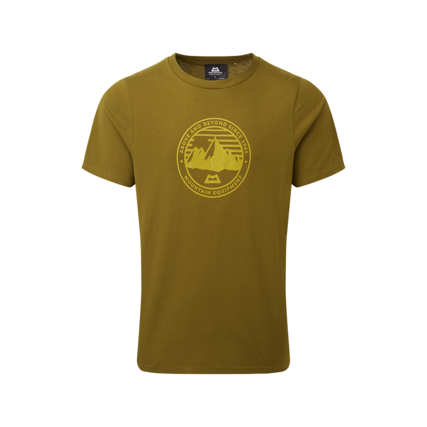 Mountain Equipment Roundel Men's Tee Outdoor Action Fir Green - Front