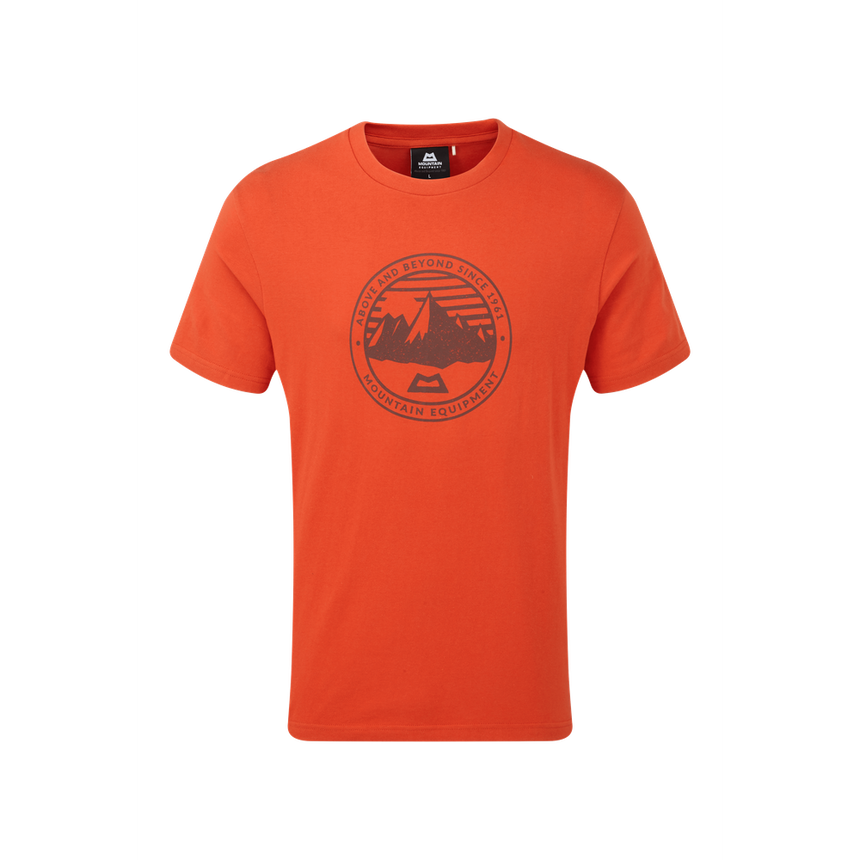 Mountain Equipment Roundel Tee Outdoor Action Paprika - Front