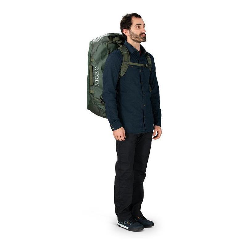 Osprey Transporter 95 Duffel Black Outdoor Action